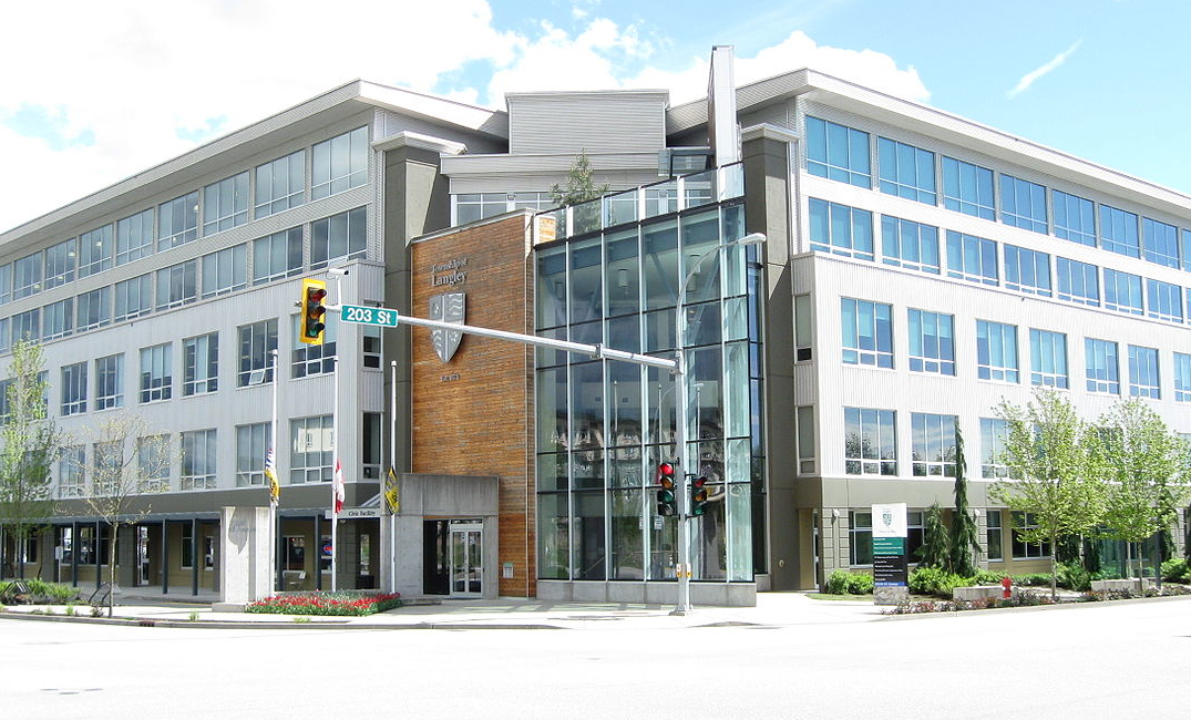 A photo of Langley Township City Hall