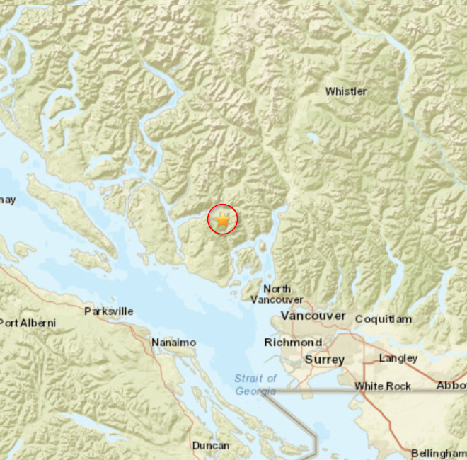 Image of: Lower Mainland experiences 5.1 magnitude earthquake